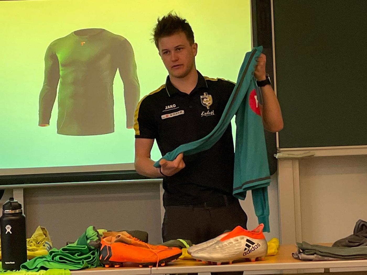 Präsentieren der Kleidung