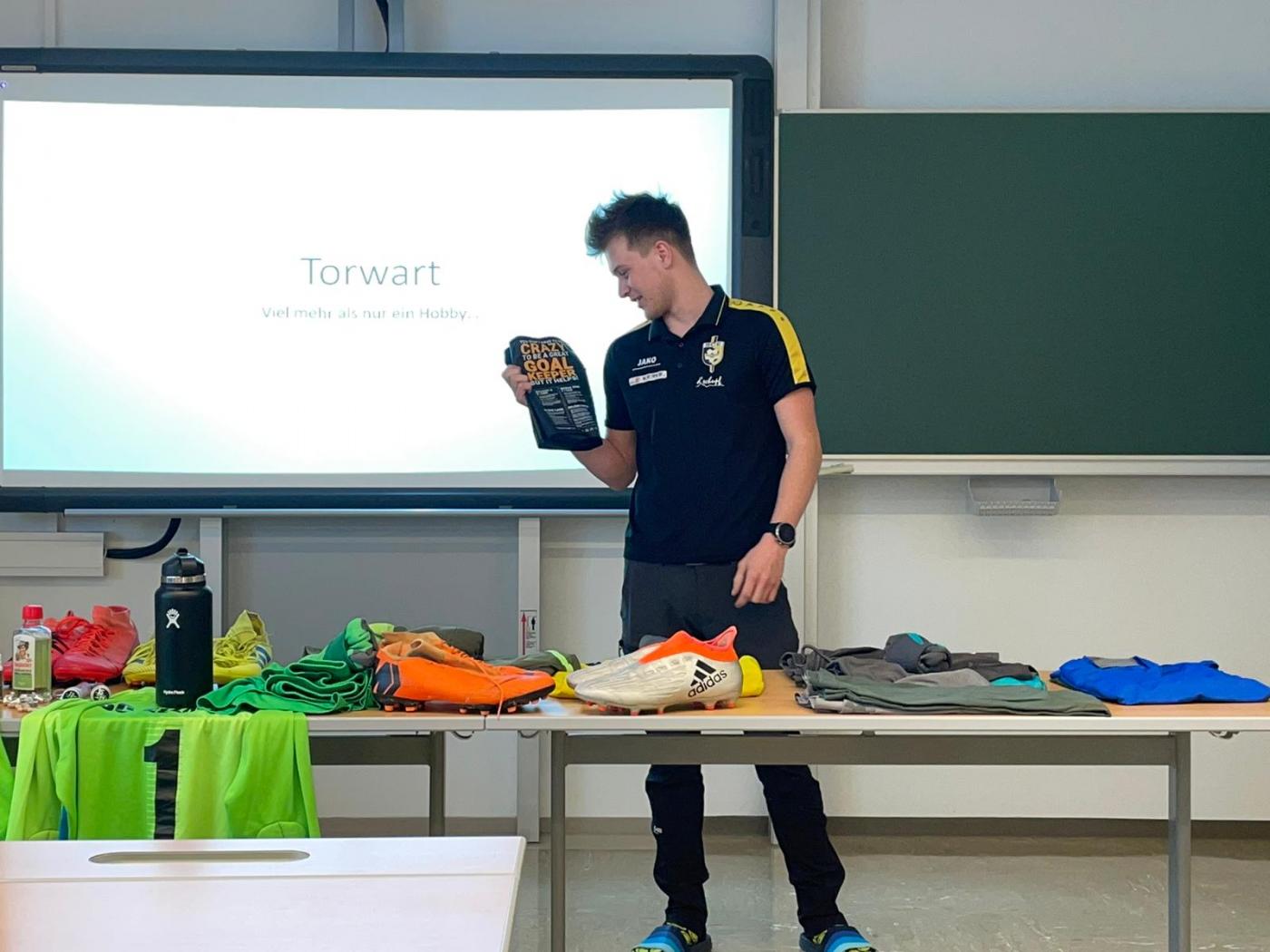 As a Goalkeeper you don't have to be crazy but it helps!