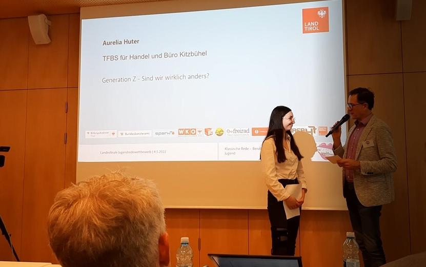 Vor der Rede, Aurelia Huter