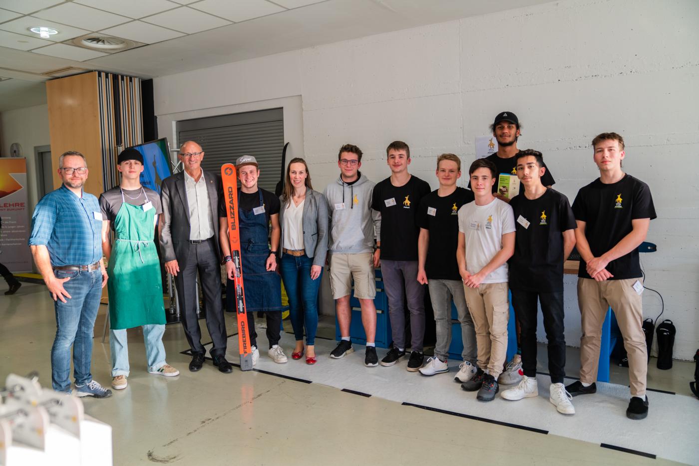 Unsere Truppe mit LH Toni Mattle