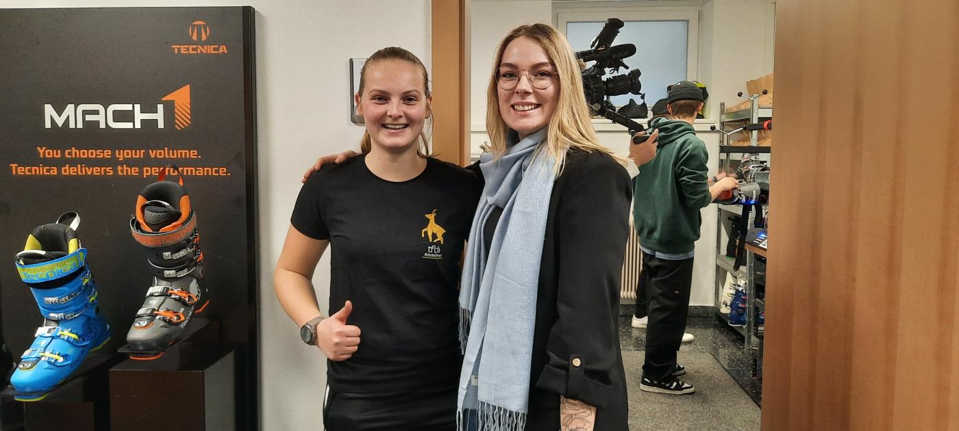 Das Projektteam Maria und Sabine