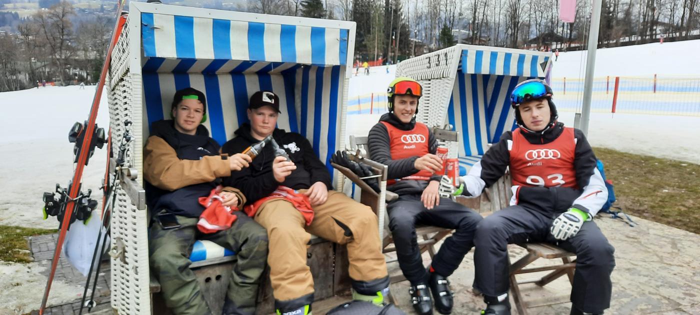 Kurze Entspannung vor dem Einfahren