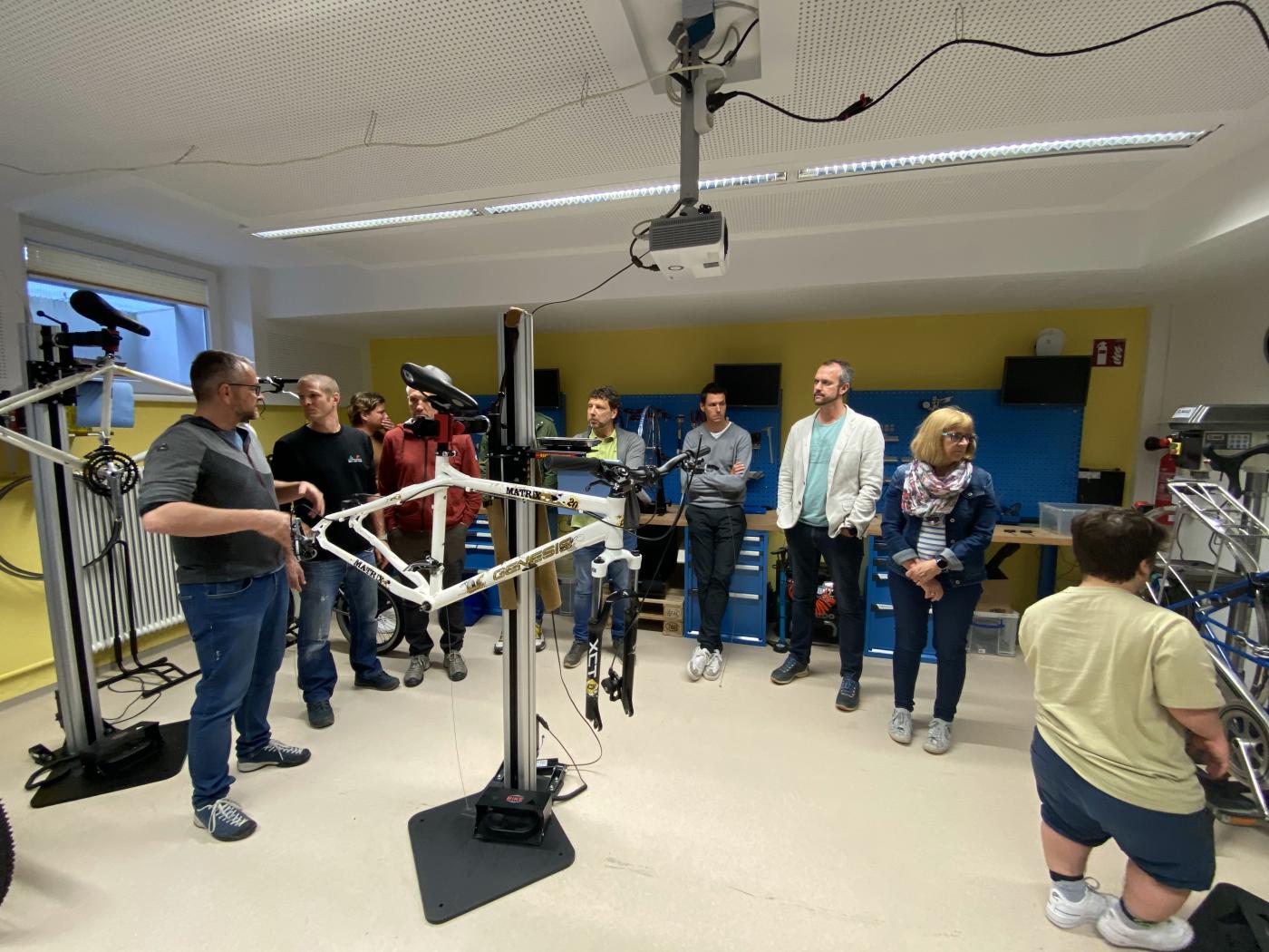 In der Radwerkstatt In der Radwerkstatt