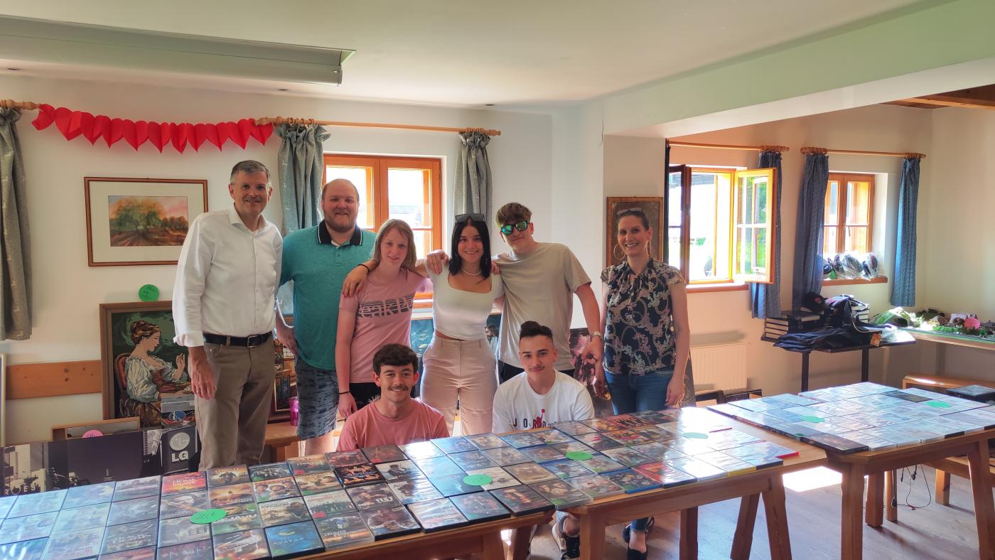 Der Bürgermeister Klaus Winkler kommt auch vorbei Der Bürgermeister Klaus Winkler kommt auch vorbei