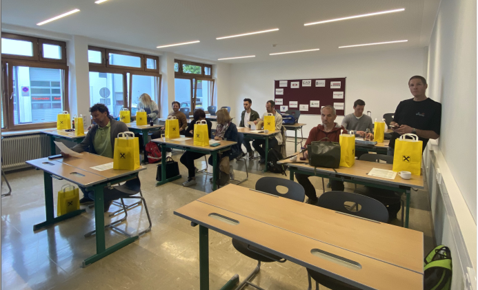 Ankunft der Teilnehmenden am Bundesseminar Ankunft der Teilnehmenden am Bundesseminar