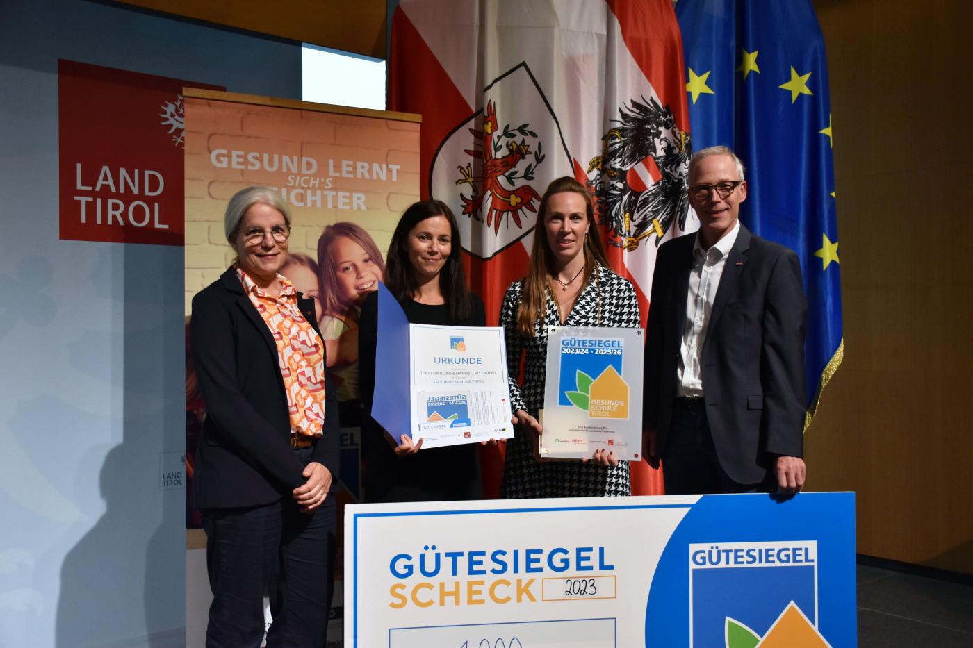 Verleihung Gütesiegel Gesunde Schule