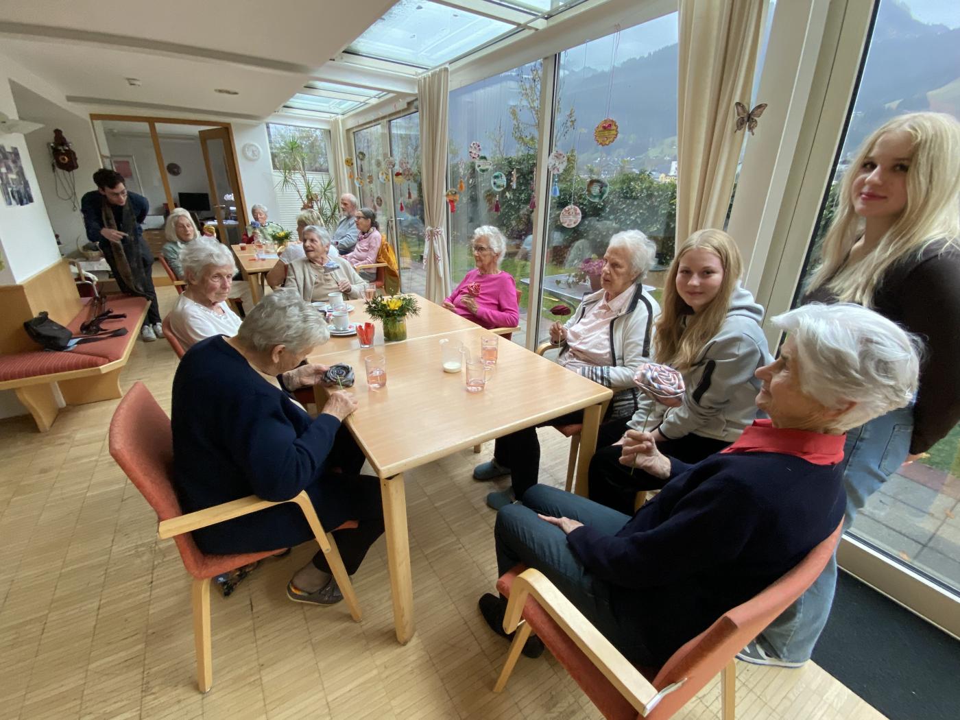 Mit den BewohnerInnen