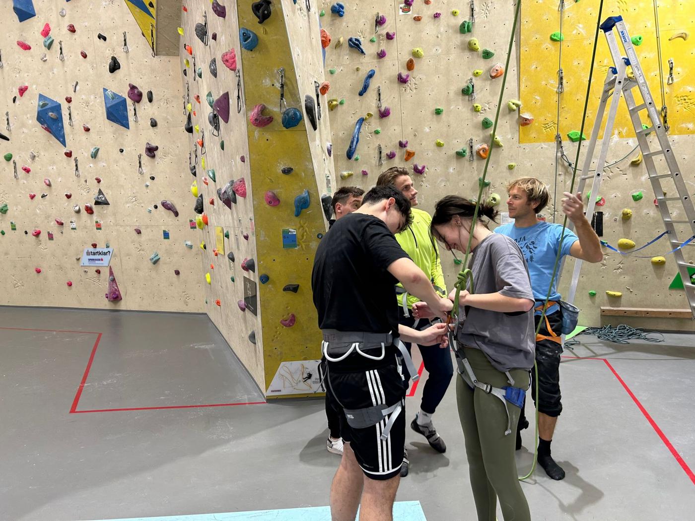 In der Kletterhalle Kitzbühel
