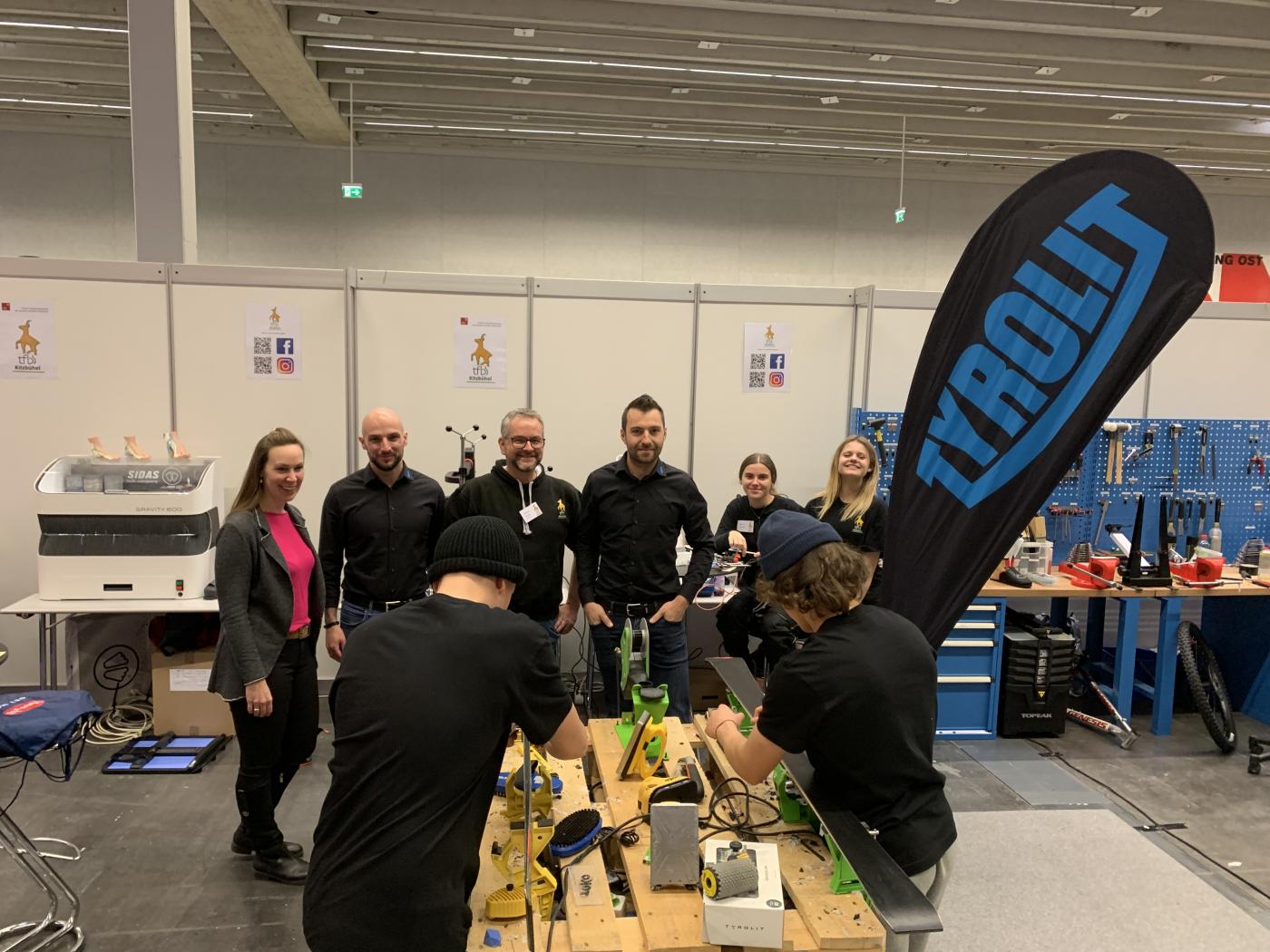 Am Messestand Am Messestand