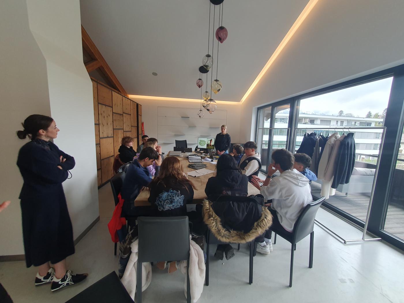 Besuch bei Frauenschuh mit der 1c Besuch bei Frauenschuh mit der 1c