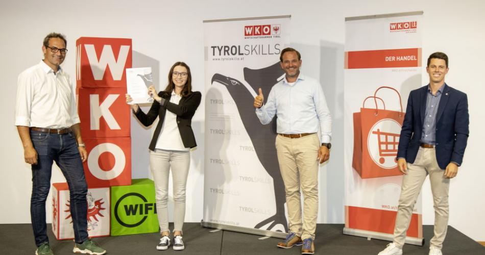 Die Landessiegerin der Tyrol Skills 2020 - Chiara Holzer