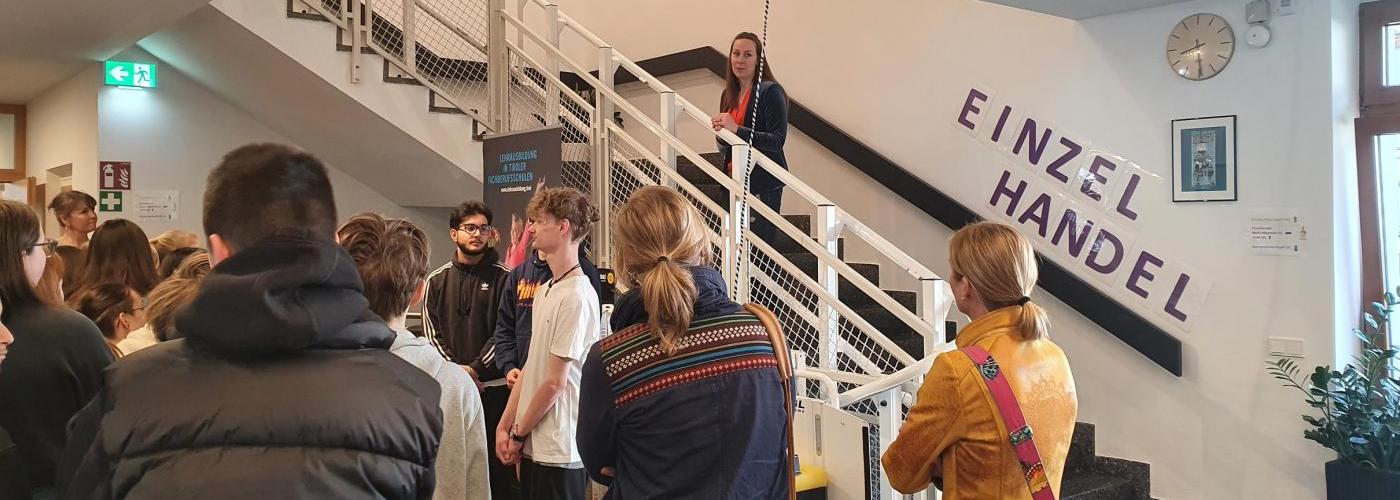 Begrüßung der Besucher
