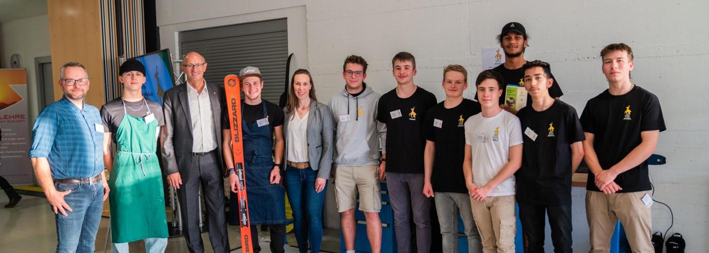 Unsere Truppe mit LH Toni Mattle