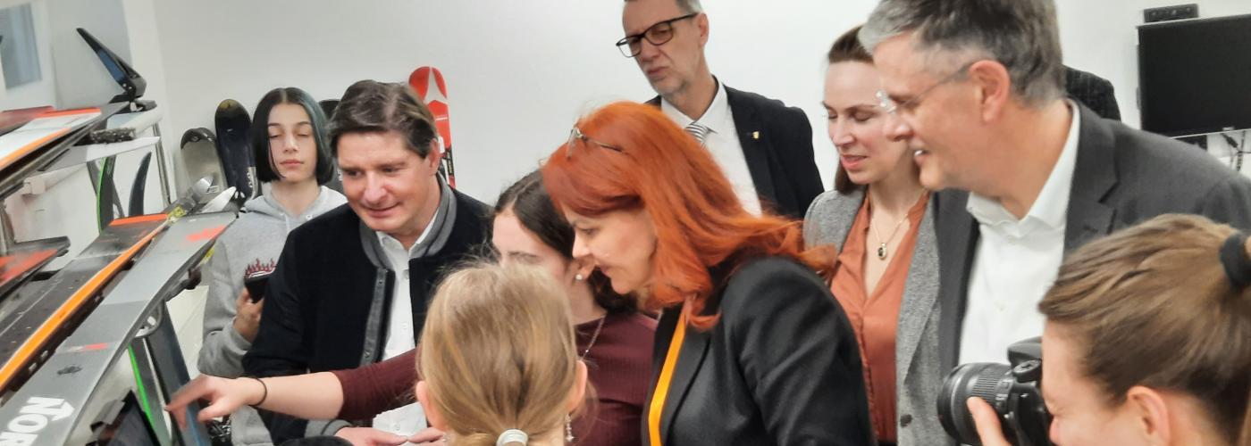Bei der Vorführung eines Gerätes