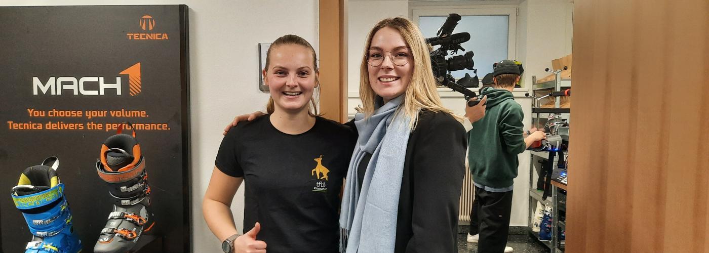 Das Projektteam Maria und Sabine