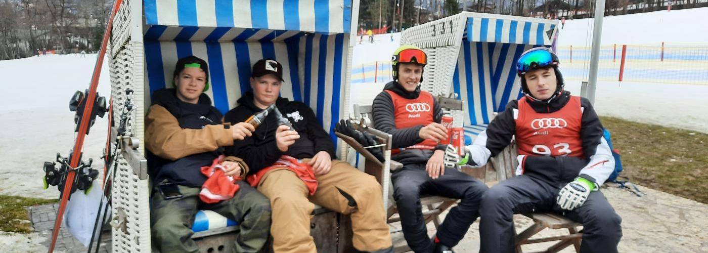 Kurze Entspannung vor dem Einfahren