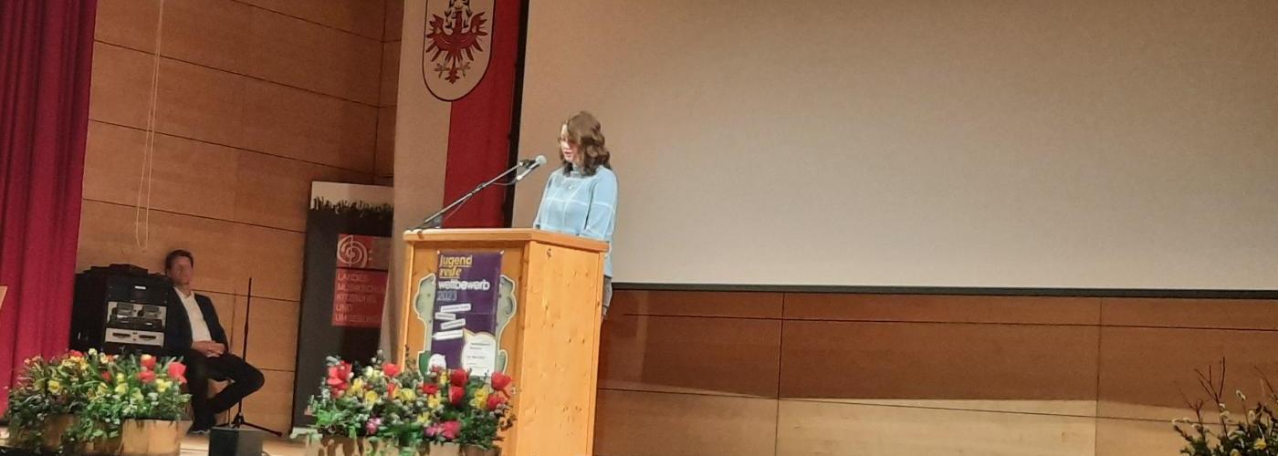 Bettina Rampanelli bei ihrer Rede