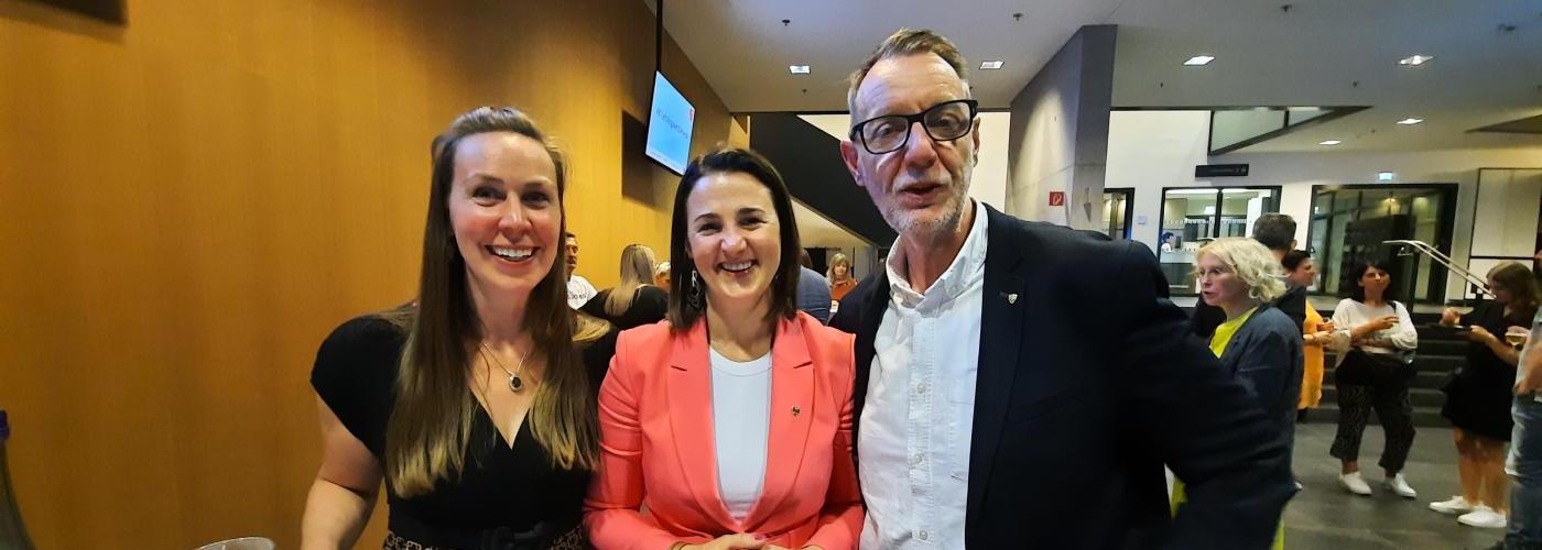 Dir. Maria Theresia Jong-Bauhofer, LR Astrid Mair, SQM Klaus Schuchter