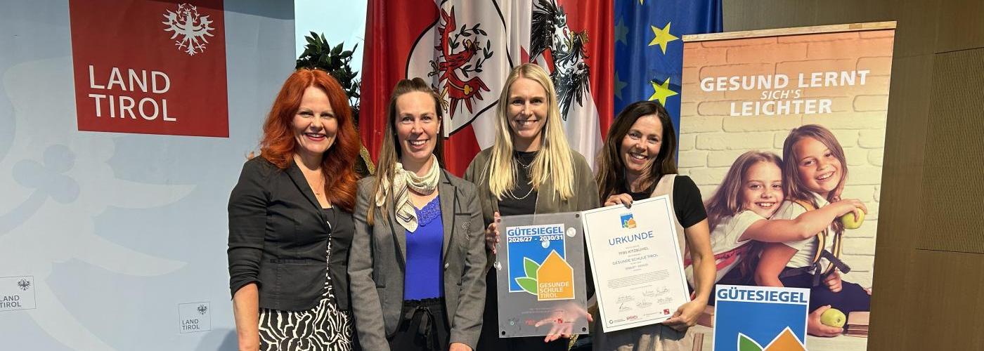 Gütesiegelverleihung Gesunde Schule Tirol