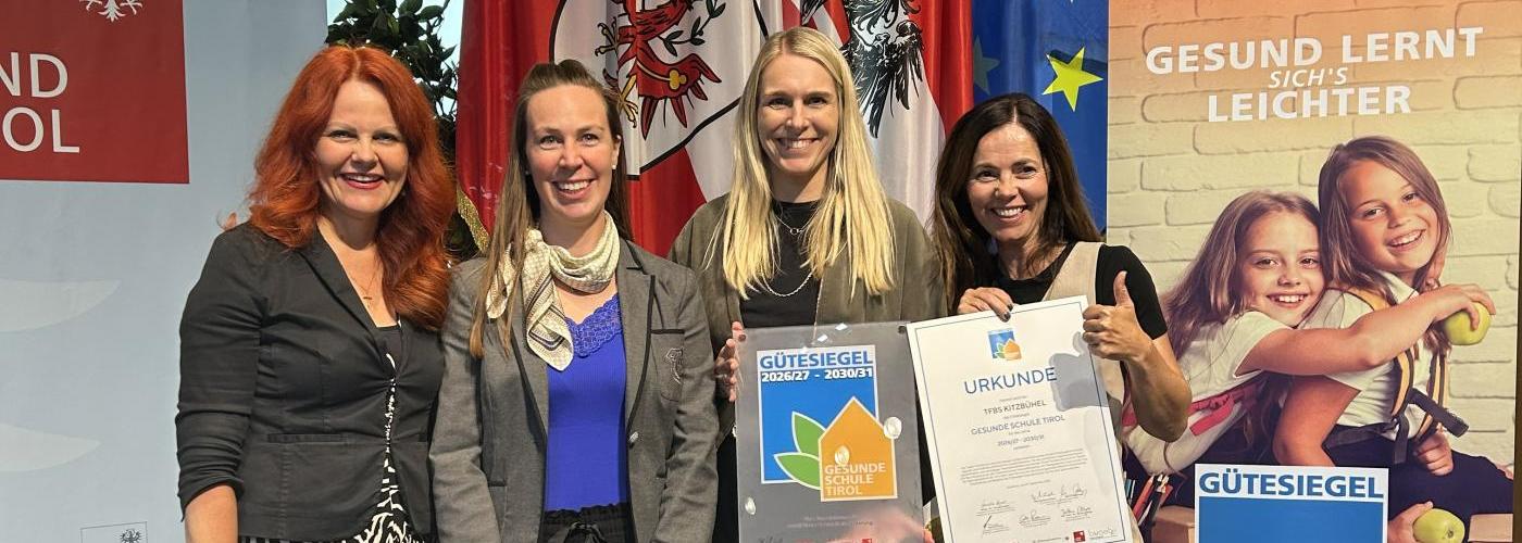 Gütesiegelverleihung Gesunde Schule Tirol